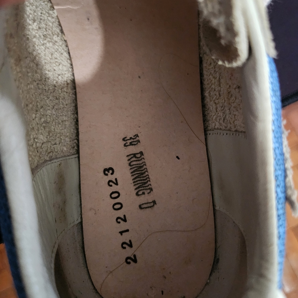 Golden Goose Running Size 39 Sneakers Beige and Blue - Picture 4 of 16